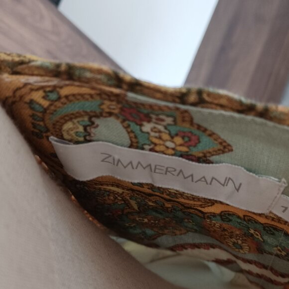 Zimmermann Maxine Picnic Spaghetti Strap Midi Dress - Picture 7 of 8